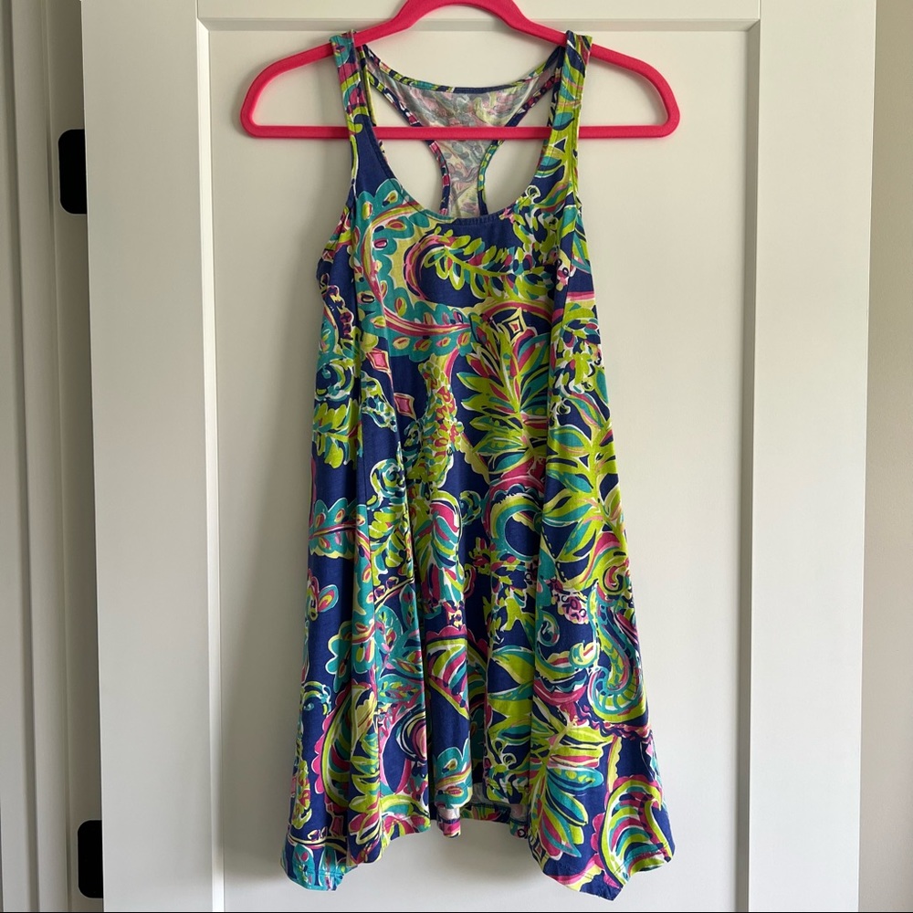 Lilly Pulitzer hankerchief hem dress wore while pregnant size XXS
